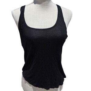 Mudd Medium sheer Black Tank Top Sleeveless Basic Casual Everyday Top